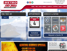 Tablet Screenshot of metrocarcare.com